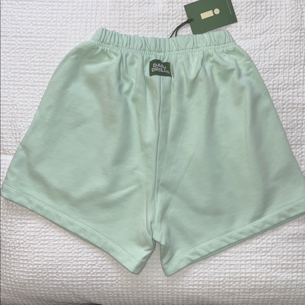 Daily Drills Mint Green Athletic Shorts - Picture 3 of 3